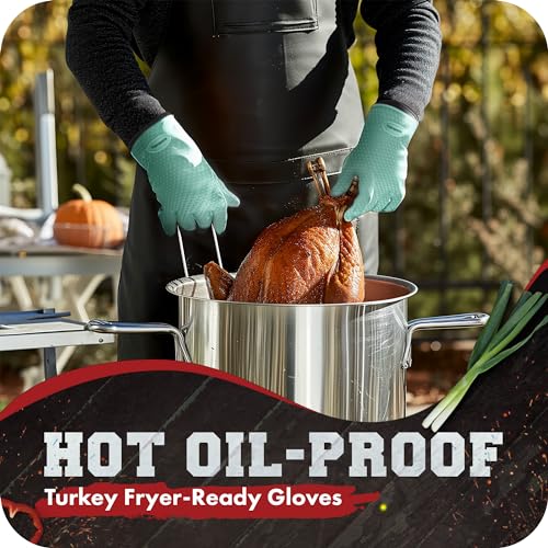 Silicone Smoker BBQ Gloves (2 Count)