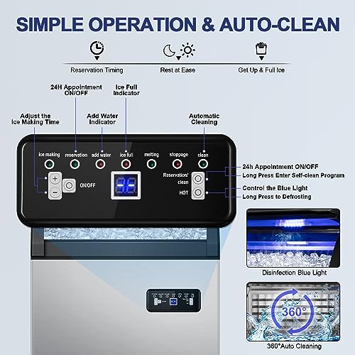 Commercial Ice Maker Machine 200Lbs