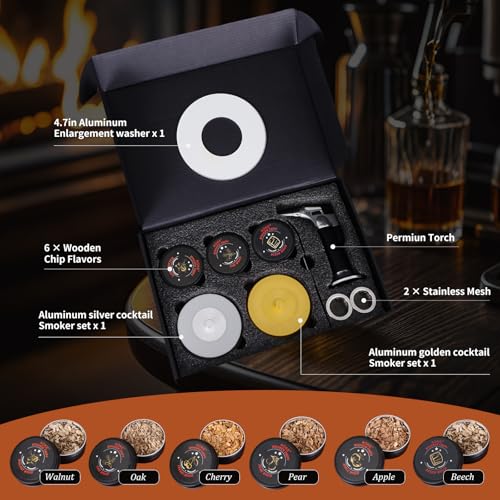 Cocktail Smoker Kit with Torch