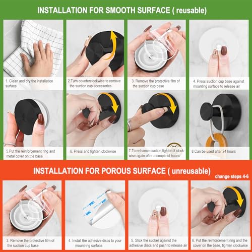Suction Cup Hooks for Shower