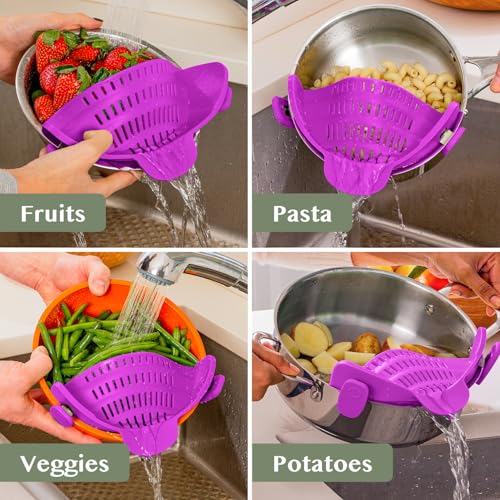 Snap N Strain Pot and Pasta Strainer