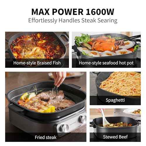6 Quart Electric Skillet with Grill