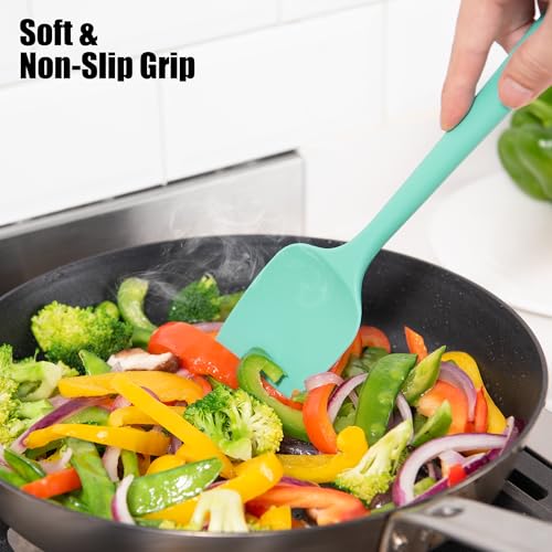 600°F Heat Resistant Silicone Spatula Scrapers (3 Count)