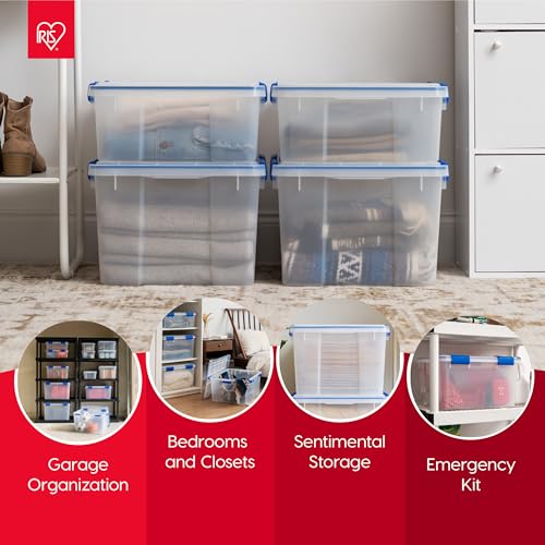 3 Pack 16 Qt Storage Bins with Gasket Lids (3 Count)