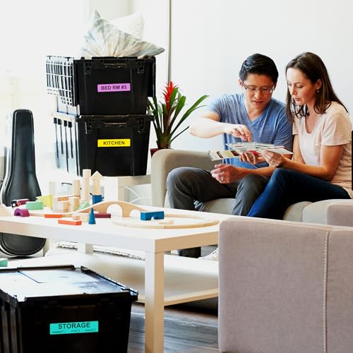 960 Count Color Coding Moving Stickers with 14 Different Living Space Labels