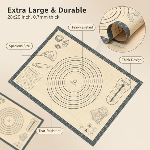Silicone Baking Pastry Dough Mat