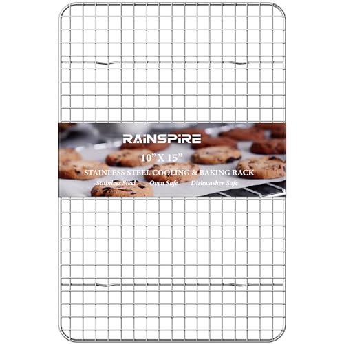 Cooling Racks for Cooking and Baking True 304 Stainless Steel 10"x15" 1Pcs