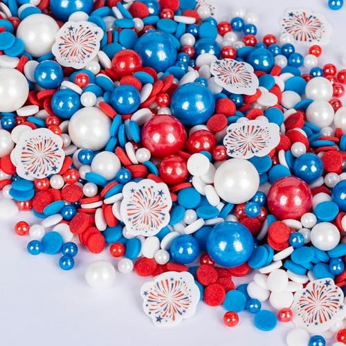 4th of July Edible Sprinkles (4.5 Ounce)