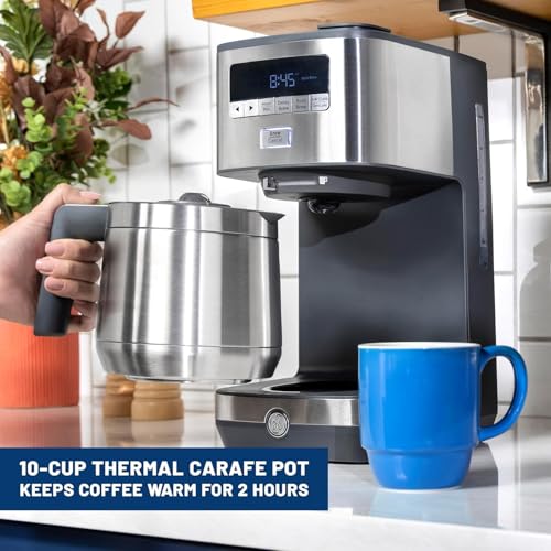10 Cup Programmable Drip Coffee Maker with Thermal Carafe (10 Count)