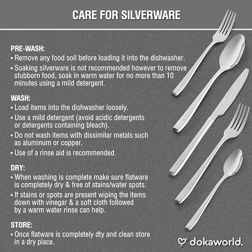 Modern Design Polished Flatware (40 Count)