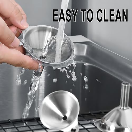 Funnels for Kitchen Bottle Filling (3 Count)