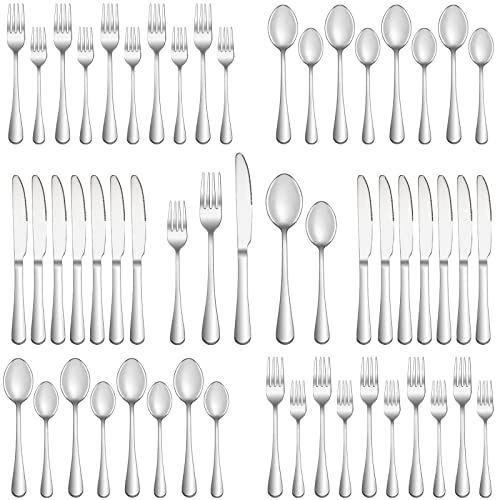 40 Piece Silverware Set Service for 8 (40 Count)