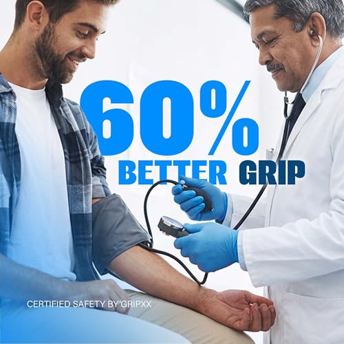Heavy Duty 6 Mil Blue Nitrile Gloves Disposable Latex & Powder Free (1000 Count)