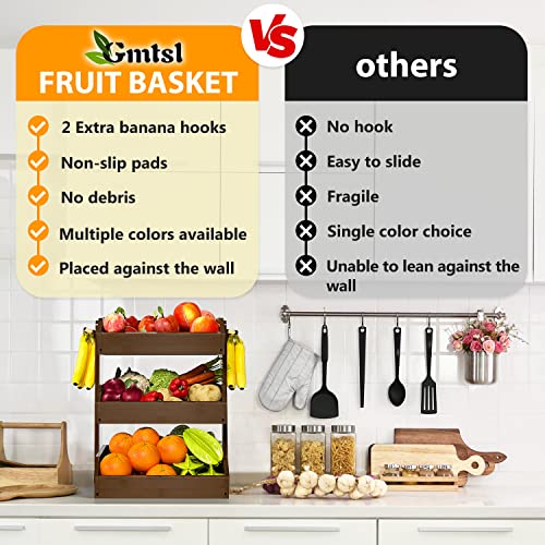 Bamboo Fruit Basket for Kitchen