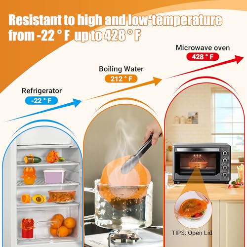 Silicone Stretch Lids for Food Storage in Fridge (6 Count)