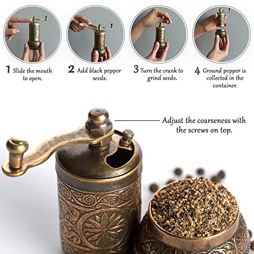 Decorative Black Pepper Grinder