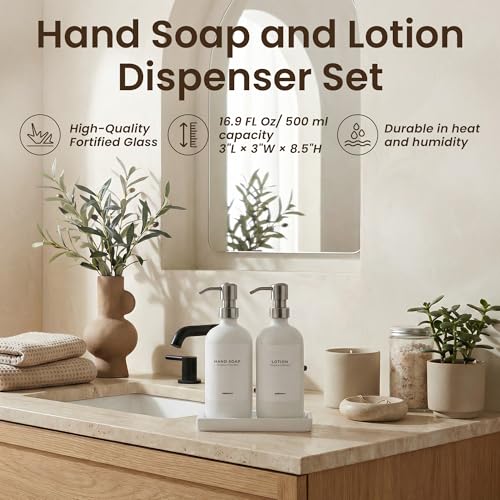 Bathroom Soap Dispenser Set (3 Count)