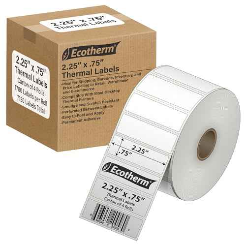 2.25" x .75" Thermal Labels (7120 Count)