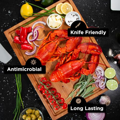 20" Classic Cherry Reversible Cutting Board with Juice Groove