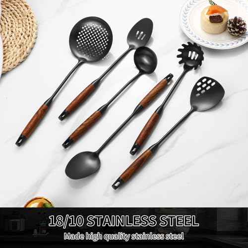 18 10 Stainless Steel Kitchen Utensils Set (6 Count)