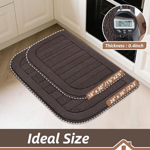 24x36 Inch Kitchen Rugs Non Slip Washable Kitchen Sink Rug (6 Sq Ft)