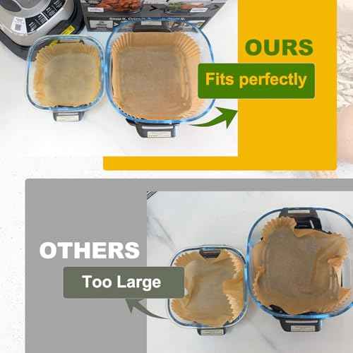 Air Fryer Liners for Ninja Crispi Air Fryer (250 Count)