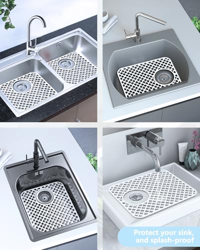 2 Pack Silicone Sink Protectors for Kitchen Sink