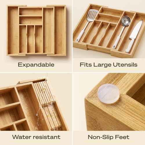 Drawer Organizer for Kitchen Organization
