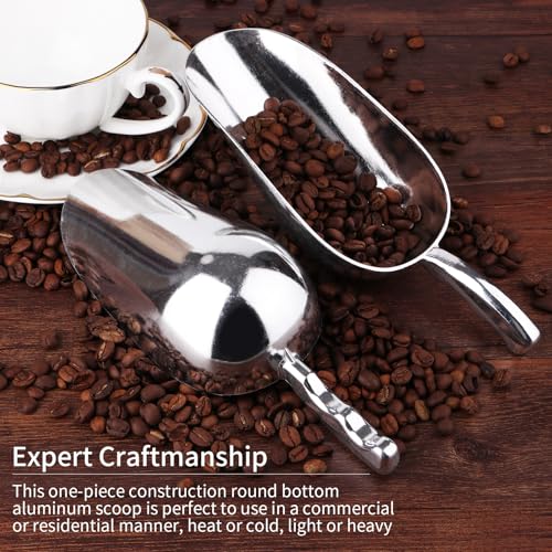 12 Oz Cast Aluminum Bar Ice Scoop