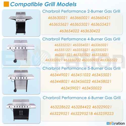 17" Grill Grate for Charbroil Performance 5 Burner 463448021