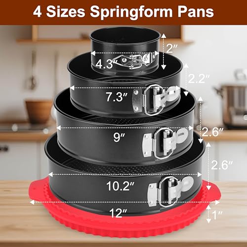 Springform Pan Set of 4 (4 Count)