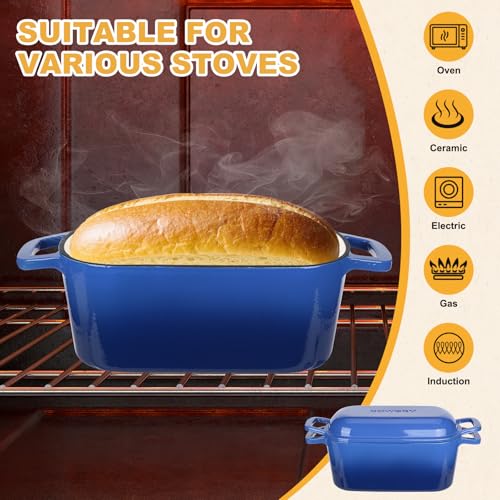 Enameled Dutch Oven for Sourdough Bread Baking