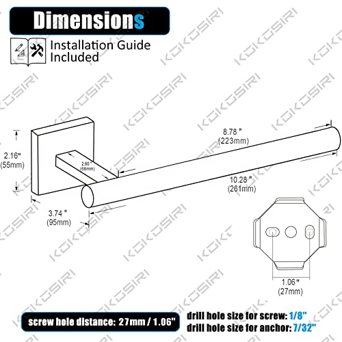 Bathroom Towel Bar Hand Towel Holders Wall Mount Toilet Kitchen Cabinet Paper Holder Stainless Steel Bath Accessories Oil Rubbed Bronze