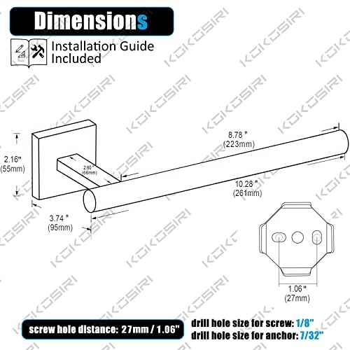 Bathroom Towel Bar Hand Towel Holders Wall Mount Toilet Kitchen Cabinet Paper Holder Stainless Steel Bath Hardware Champagne Bronze