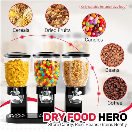 Triple Cereal Dispenser Countertop