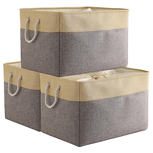 Storage Bins Baskets for Organizing (3 Count)
