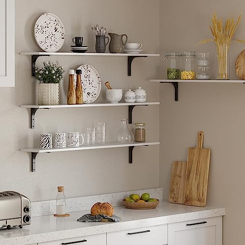 Long Wall Shelves (2 Count)