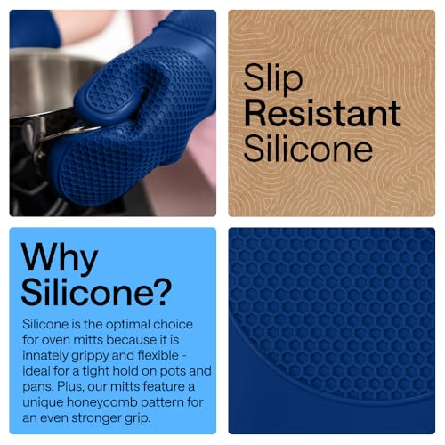 Silicone Oven Mitts (2 Count)