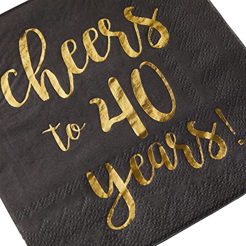 40th Birthday Napkins (50 Count)