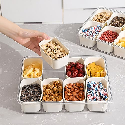 Snackle Box Snack Container Tray with Lid