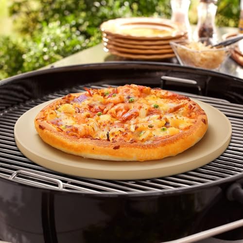 15" Round Pizza Stone for Oven and Grill