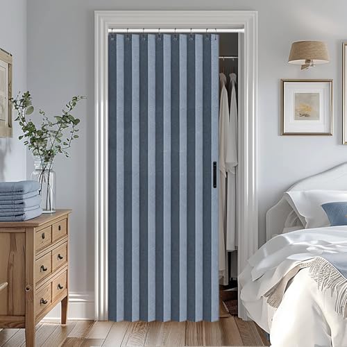 Accordian Style Door Curtains for Bedroom