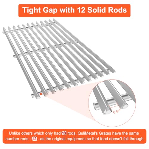 9.5MM 17.5" Grill Grates for Weber Spirit 200 & GS4 Spirit II E210 Grills