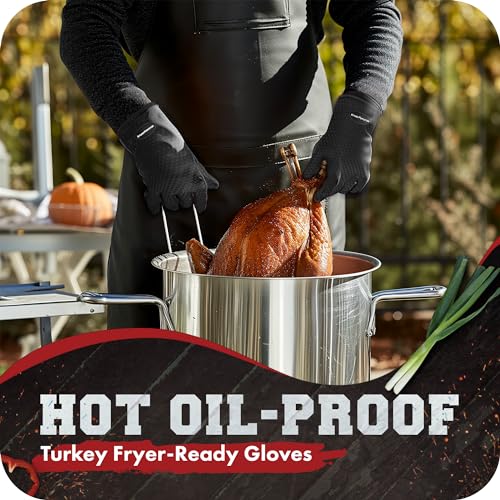 Silicone Smoker BBQ Gloves (2 Count)