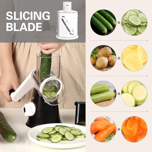 Rotary Cheese Grater Hand Crank Cheese Shredder