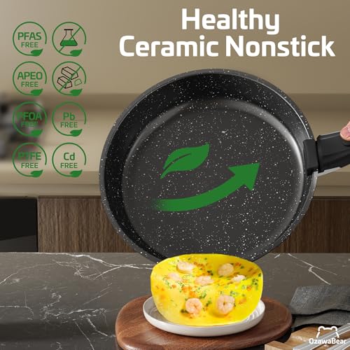 23 Pcs Pots and Pans Set Non Stick