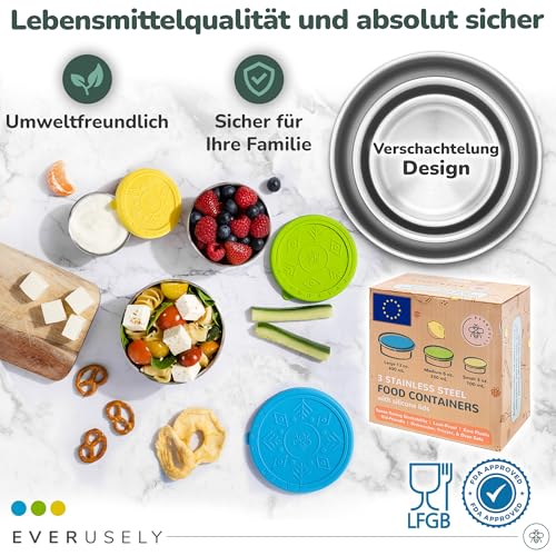 Stainless Steel Snack Containers