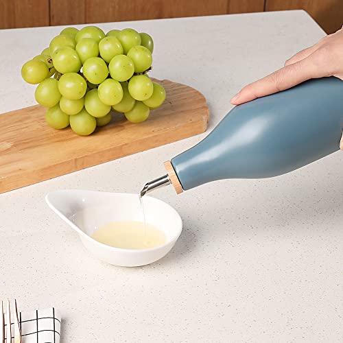 Sweejar Matte Ceramic Olive Oil Dispenser Bottle with Spout