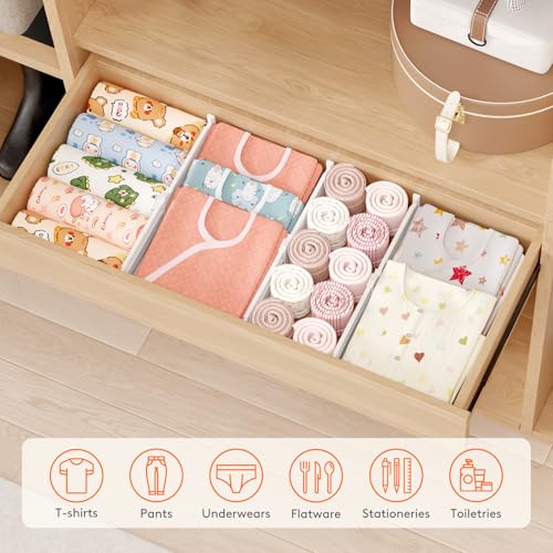 16 Pack 4" High Drawer Divider (16 Count)