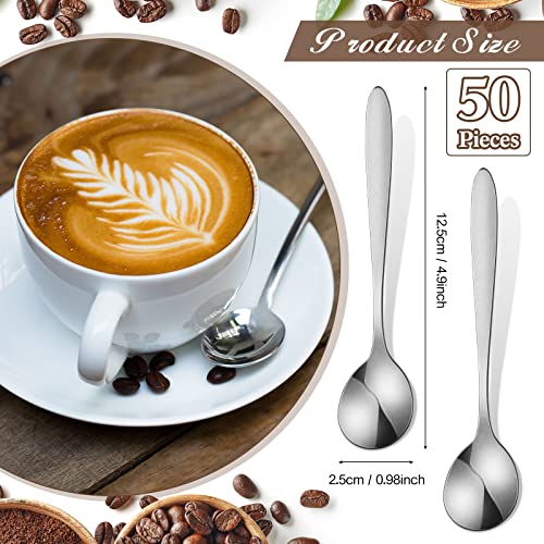 50 Pcs Demitasse Espresso Spoons (50 Count)